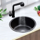 Chậu Rửa Chén Đá Tròn Đặt Âm Bàn Nhập Khẩu U0045-C01