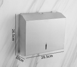 HỘP ĐỰNG GIẤY LAU TAY CỠ LỚN INOX 304 MÃ HG02