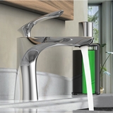 Vòi Lavabo Mạ Crom Tay Khuyết 2 Tấc Nóng Lạnh LANKA LBNL07