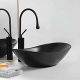 Vòi Lavabo Nóng Lạnh Sơn Tĩnh Điện Đen LANKA LB20