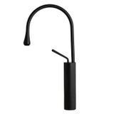 Vòi Lavabo Nóng Lạnh Sơn Tĩnh Điện Đen LANKA LB20