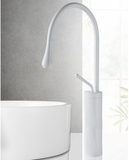 Vòi Lavabo Nóng Lạnh Sơn Tĩnh Điện Trắng LANKA LB21