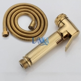 Vòi Xịt Vệ Sinh Chất Liệu Đồng Thau Sơn Tỉnh Điện Màu Vàng LANKA VX07