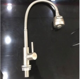VÒI RỬA CHÉN LÒ XO BẺ, XOAY INOX 304 MỜ LANKA VRCL02