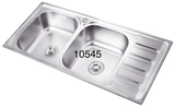Chậu Rửa Chén Ép 2 Hộc Có Cánh Inox 201 LANKA