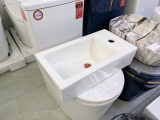 Chậu Lavabo Treo Tường kích thước nhỏ gọn ( có thể gắn góc tường)