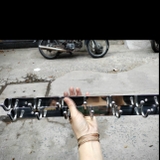 Móc treo quần áo đầu bí chất liệu inox dày