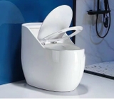 BỒN CẦU TRỨNG 1 KHỐI NẮP BẰNG MÀU TRẮNG LANKA