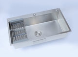 Chậu rửa chén 1 hộc INOX 304 cở lớn 100x50cm  dày 4li LANKA