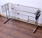 Kệ để bát trên chậu rửa inox 304 cao cấp mã KC17