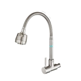 Vòi rửa chén lạnh gắn tường thân mềm Inox 304 LANKA VRCL13