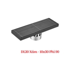 Phiễu Thoát Sàn Dài Chống Hôi INOX 304 Mạ Vàng và Xám PT08