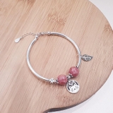 Rhodochrosite bracelet