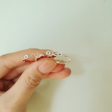 Mini Alphabets Ring - Nhẫn bạc khắc chữ cái cho nữ