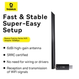 USB wifi tốc độ cao có ăn ten Baseus FastJoy Series 150Mbps - 650Mbps