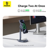 Đế Sạc Không Dây Baseus Orbit 2 Pro 2-in-1 Qi2 20W