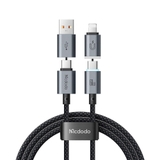 Cáp Sạc Nhanh Đa Năng Mcdodo Nexus 4 in 1 USB/Type-C to Type-C/Lightning 60W