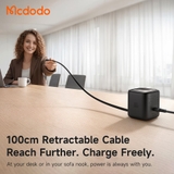 Củ sạc để bàn Mcdodo CH-139 FreeGo Pro 100W cáp rút EU