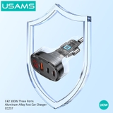 https://chube.vn/tau-sac-xe-hoi-usams-cc257-c42-100w-3-cong-aluminum-alloy-fast-car-charger