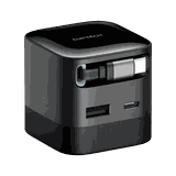 Củ sạc mini có cáp thu gọn 67W GaN Cuktech CP6 AD653W