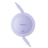 Cáp sạc dây rút 60W C to C Rút Gọn Baseus Free2Pull Mini