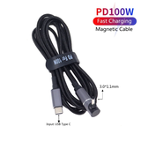 Cáp sạc từ tính 100W Type-C to DC Cho Laptop