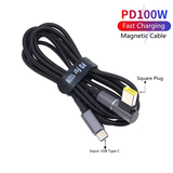 Cáp sạc từ tính 100W Type-C to DC Cho Laptop