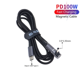 Cáp sạc từ tính 100W Type-C to DC Cho Laptop