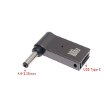 Đầu chuyển Type-C sang DC laptop 100W góc vuông