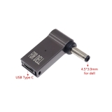 Đầu chuyển Type-C sang DC laptop 100W góc vuông