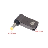 Đầu chuyển Type-C sang DC laptop 100W góc vuông