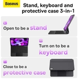 Bao da tích hợp bàn phím cho iPad Baseus Brilliance Original Keyboard Case Pro