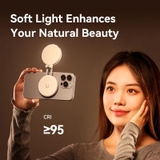 Đèn selfie Ulanzi LM19 MagSafe, đèn LED gập sạc USB-C