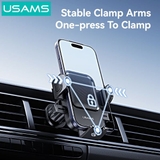 Giá đỡ điện thoại USAMS ZJ090 kẹp cửa gió, xoay 360°