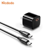 Củ sạc Mcdodo CH-400 GaN PD 20W US kèm cáp