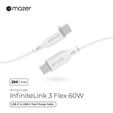 Dây cáp sạc nhanh 60W MAZER Infinite.LINK 3 PD60W USB-C to USB-C