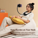 Kẹp đện thoại đeo cổ Baseus ComfortJoy Series Neck Phone Holder Black