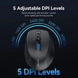Chuột không dây Vention KTH 2.4GHz 4000DPI 6 nút