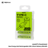 Pin tiểu sạc lại Remax AAA01 vỉ 2 viên