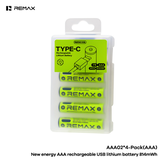 Pin tiểu sạc lại Remax AAA02 vỉ 4 viên