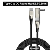 Cáp sạc đa năng Baseus 100W USB C Sang DC cho laptop Lenovo/ Asus/ Toshiba (CA1T2)