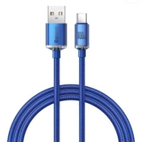 Cáp sạc nhanh 100W USB to Type-C Baseus Crystal Shine Series Fast Charging