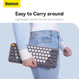 Bàn phím không dây Baseus K01 Wireless Tri-Mode Keyboard Frosted