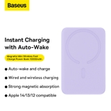 Sạc dự phòng 20W Baseus Magnetic Wireless Charging Power bank 10000mAh