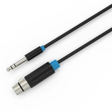 Dây cáp âm thanh cho micro VENTION BBE 6.35mm TRS Male to XLR Female