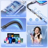 Cáp Chuyển Âm Thanh Lightning to 3.5mm VENTION BMB