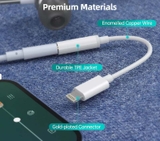 Cáp chuyển Lightning Sang Audio AUX 3.5mm Choetech AUX005 cho iPhone