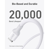 Cáp sạc 30W C to Lightning ANKER 542 TPE Bio-Based A80B1