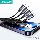Cáp sạc USAMS SJ739 4In1 15W USB TO 2C+1L+1M
