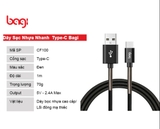 Cáp sạc TypeC Bagi CF100